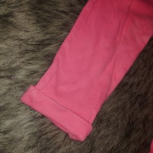 FREE with $25+ BNDL • Carter's • hot pink cuffed leggings stretch pants 18M